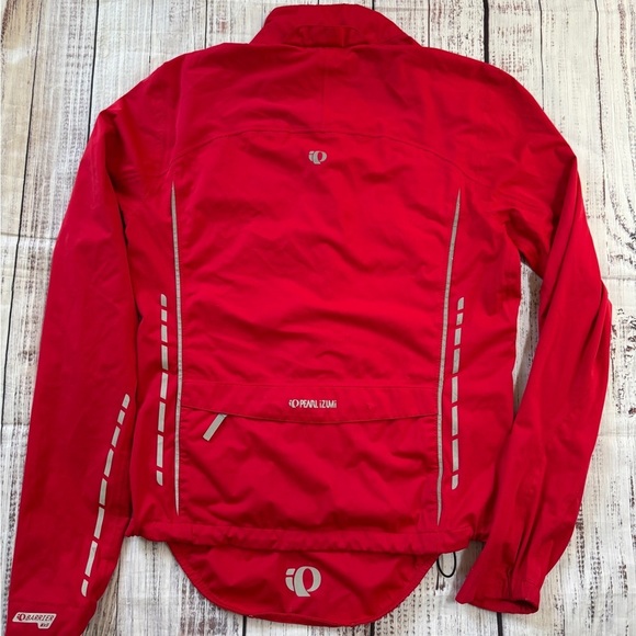 Pearl Izumi Cycling Mens Elite Series Full Zip Jacket Size S Small Red Black - Picture 7 of 8